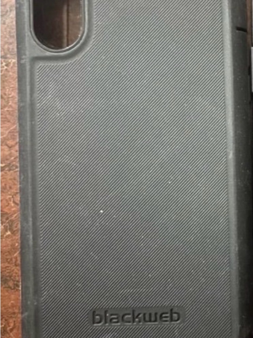 Blackweb Black Textured Protective iPhone XR Case